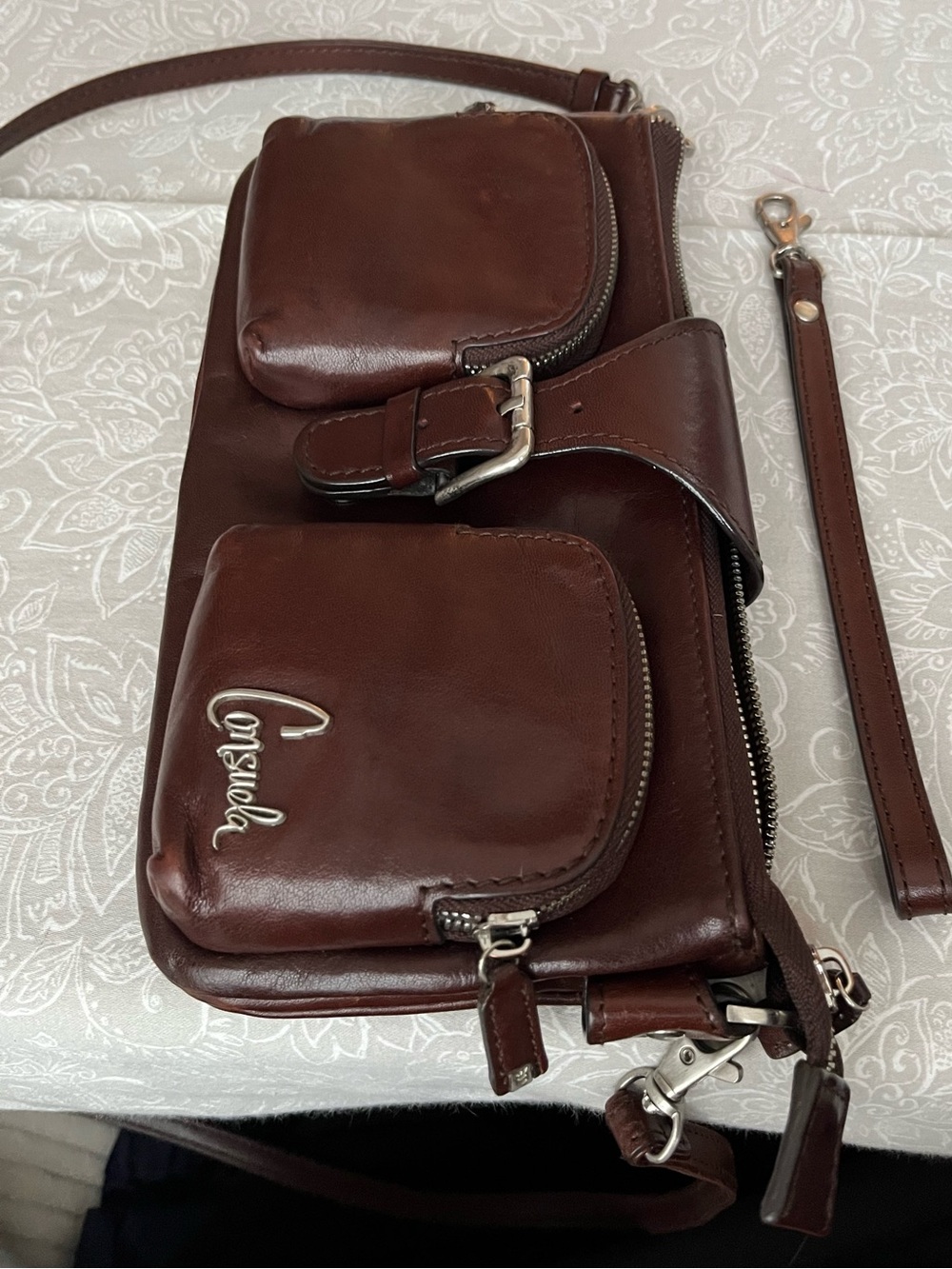 Leather Saddle Bag CONSUELA